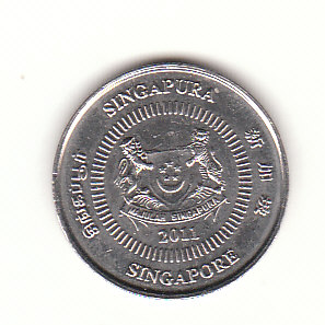  10 Cent Singapore 2011 (H611)   