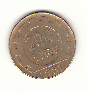  200 lire Italien 1981 (H621)   