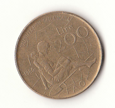  200 lire Italien 1980 FAO (H623)   