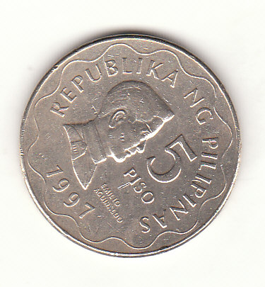  5 Piso Philippinen 1997 ( G255)   