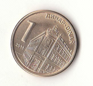  1 Dinar  Republik Serbien 2011 (H637)   
