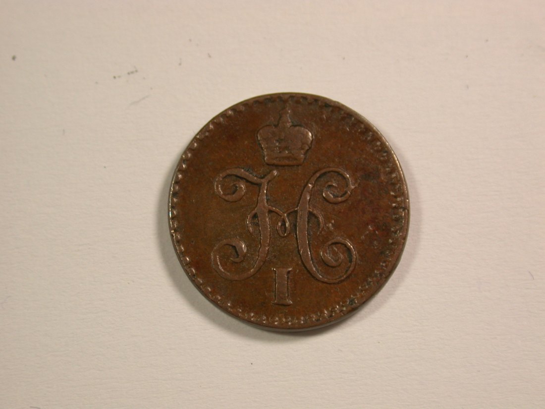  14310 Russland 1/4 Kopeke 1840 St.Petersburg in ss+  Orginalbilder!   