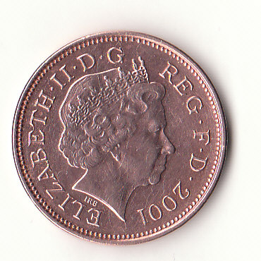 Großbritannien 2 Pence 2001 (H653)