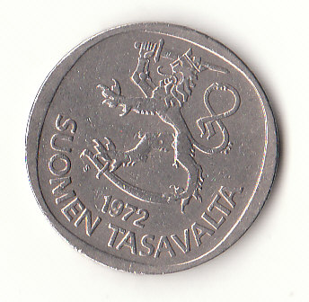  1 Markka Finnland 1972 (H671)   