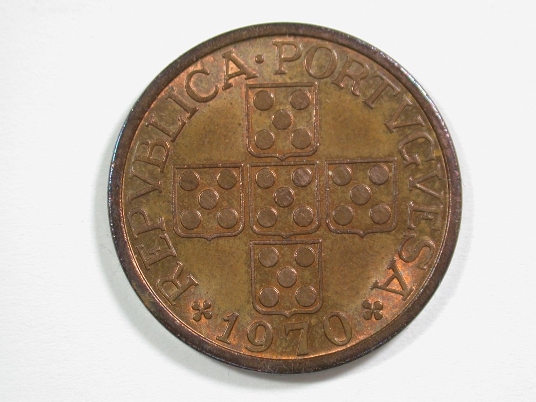  14012 Portugal 50 Centavo 1970 in vz Orginalbilder   