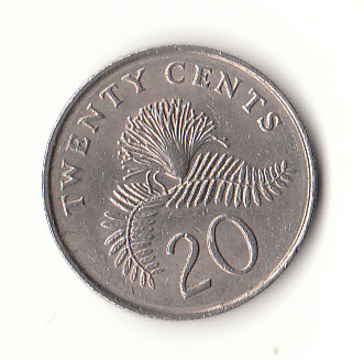  20 Cent Singapore 1989 (H742)   