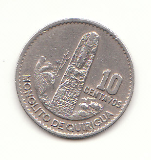 10 Centavos Guatemala 1968 (H592)