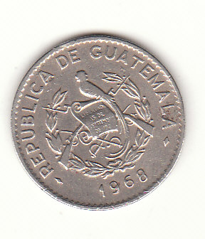  10 Centavos Guatemala 1968 (H592)   