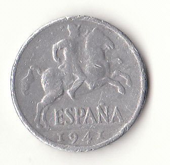  10 Centimos Spanien 1941 (H598)   