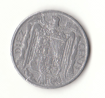  10 Centimos Spanien 1953 (F935)   