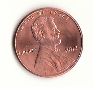  1 Cent USA 2012 ohne Mz.   (H517)   