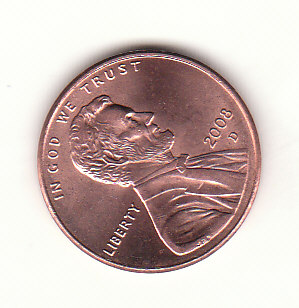  1 Cent USA 2008 Mz. D (G448)   