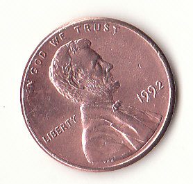  1 Cent USA 1992 ohne Mz.   (H817)   