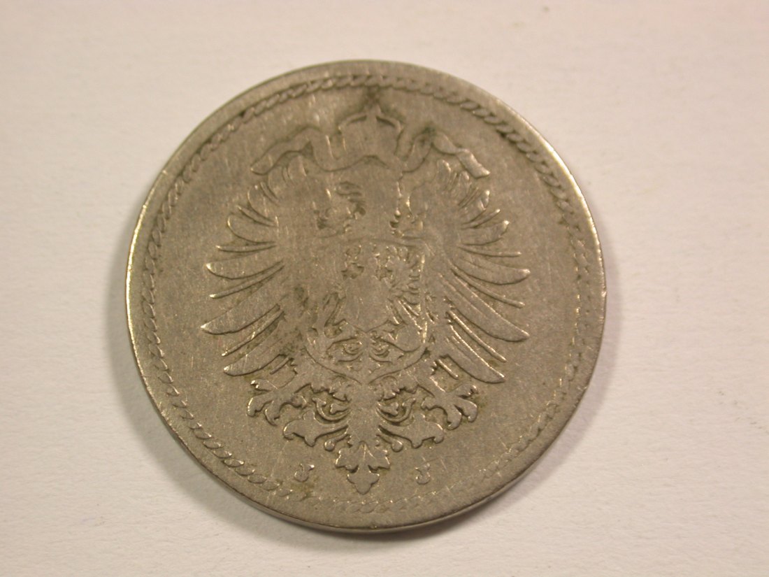  14013 KR  5 Pfennig 1888 J in schön+  Orginalbilder   
