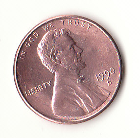  1 Cent USA 1990 Mz. D (H821)   