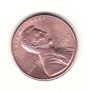 1 Cent USA 1989 ohne Mz. (H822)