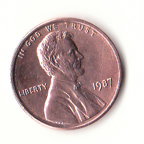 1 Cent USA 1987 ohne Mz. (H824)