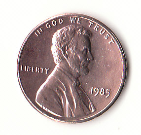 1 Cent USA 1985 ohne Mz. (H828)