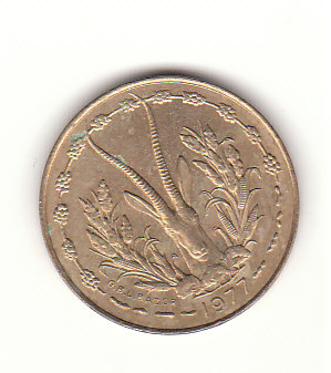  5 Franc Zentralafrikanische Staaten 1977 (H849)   