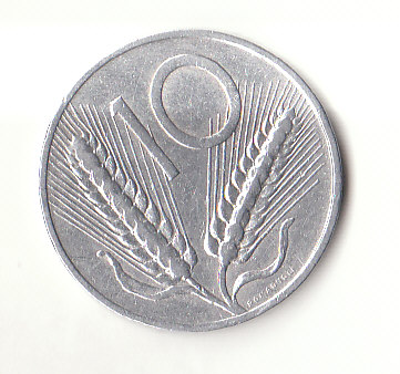  10 Lire Italien 1953 (H854)   