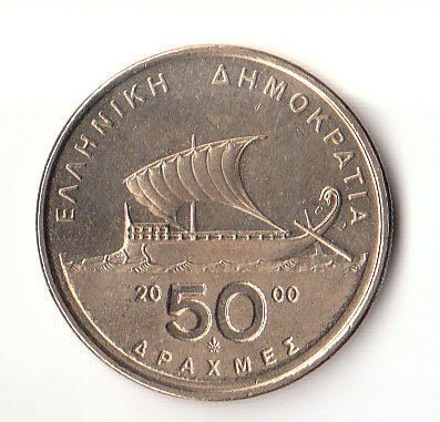  50 Drachmai Griechenland 2000  (H855)   