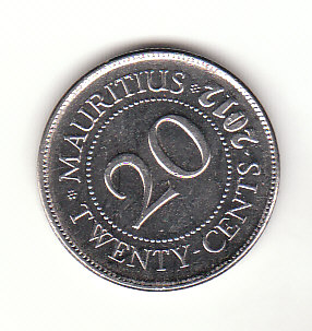  20 cent Mauritius 2012 (H862)   