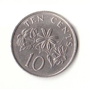  10 Cent Singapore 1989 (H875)   