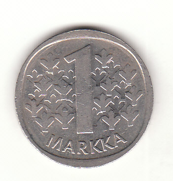  1 Markka Finnland 1990 (H895)   