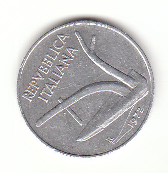 10 Lire Italien 1972 (H924)   