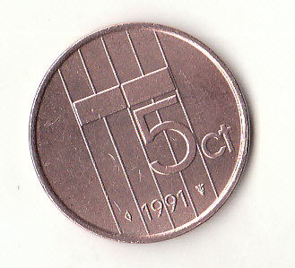  5 cent Niederlanden 1991 (H944)   