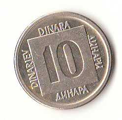  10 Dinar Jugoslawien 1988 (H955)   