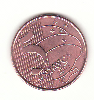  5 Centavos Brasilien 2007  (H983)   