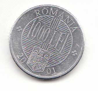  1000 Lei Rumänien 2001 (B045)   