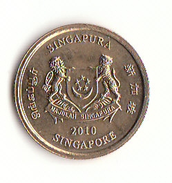  5 Cent Singapore 2010 (G140)   