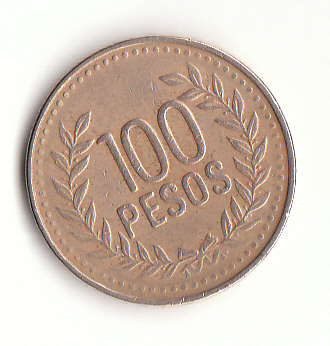  100 Pesos Kolumbien 2008  (H503)   