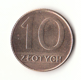  Polen 10 Zlotych 1990 (H219)   