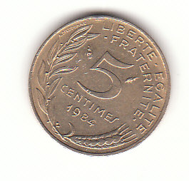  5 Centimes Frankreich 1984 (H315)   