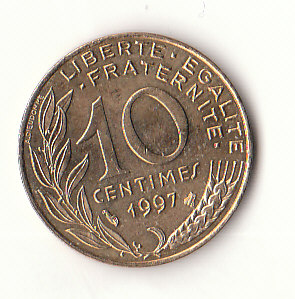  10 Centimes Frankreich 1997 (H311)   