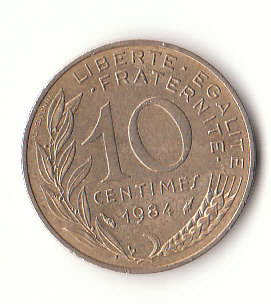  10 Centimes Frankreich 1984 (H748)   