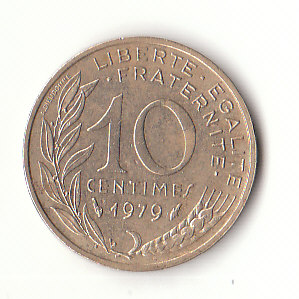  10 Centimes Frankreich 1979 (B050)   