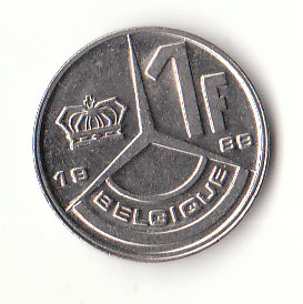  1 Francs Belgique 1989 (B052 )   