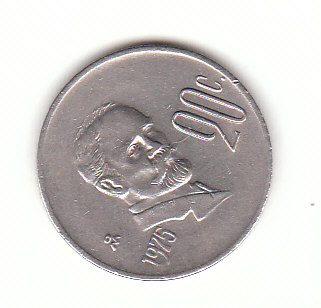20 Centavos Mexiko 1975 (B074)