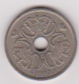  Dänemark 2 Kroner 1993 K-N Schön Nr.87   