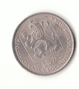 50 Heller Tschechoslowakei 1989 (B077)