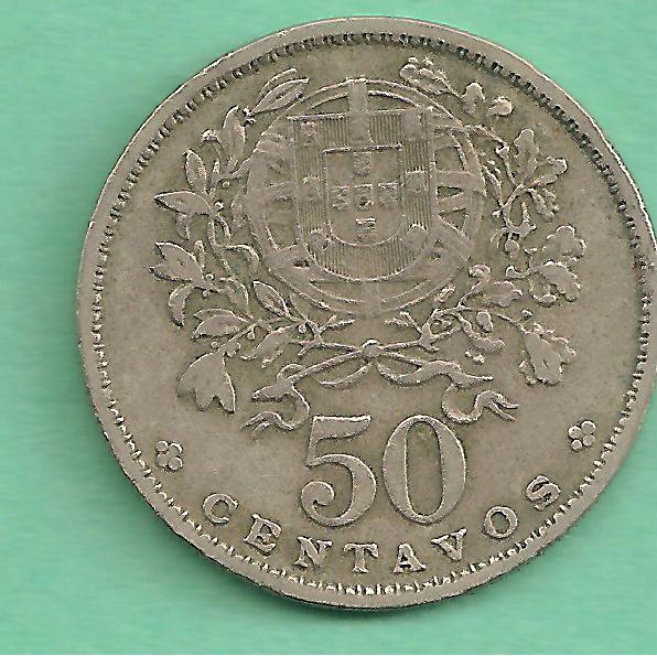 Portugal - 50 Centavos 1955