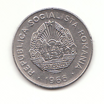  25 Bani Rumänien 1966 (B131)   