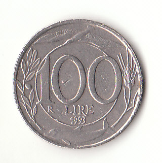 100 Lire Italien 1993 (B140)
