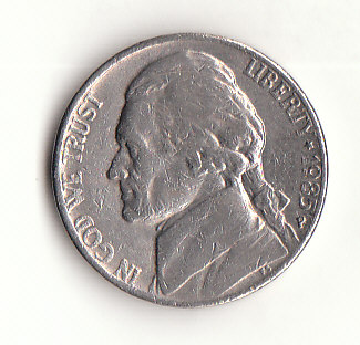  USA 5 Cent 1985  P (B147)   