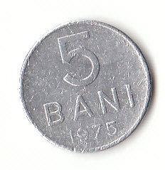  5 Bani Rumänien 1975 (H119)   