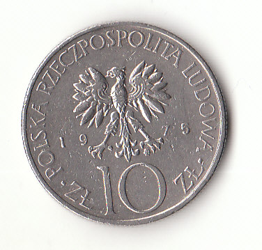  10 Zloty Polen 1975 (B179)   